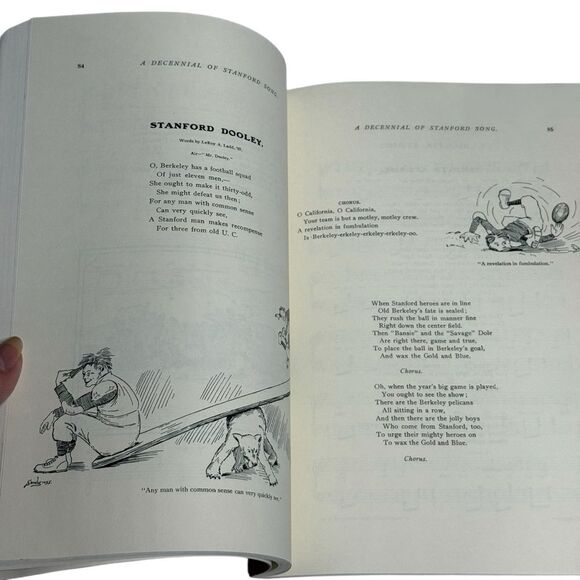 Vintage Songbook A Decennial of Stanford Song University Music Football Drinking - Picture 4 of 16